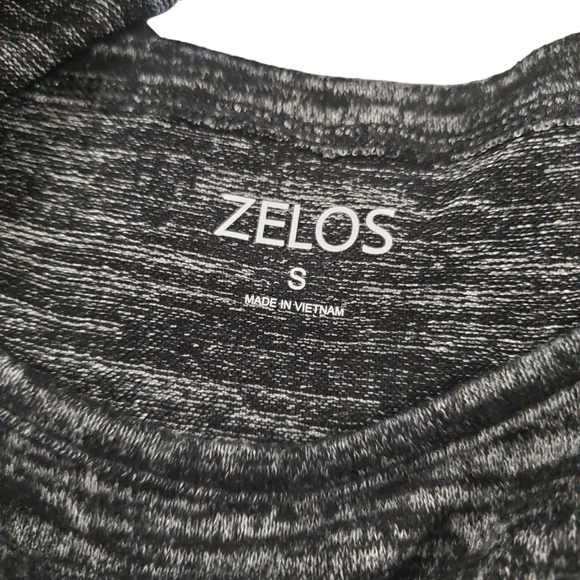 NWT Soft cozy gray sweater shirt with open back - Picture 3 of 5